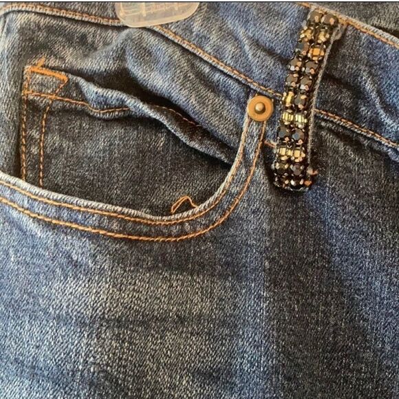 Bisou Bisou Blue Flare Wide Leg Jeans - Picture 5 of 15